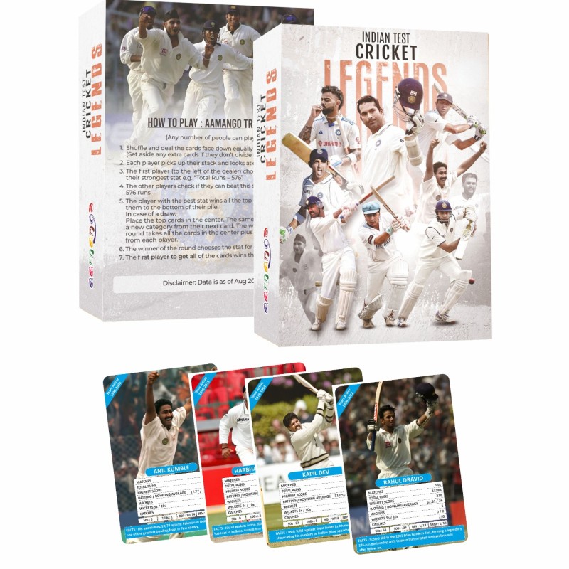 Aamango :: Indian Cricket Collection ( IPL 2025 + Indian Test Legends + Indian ODI Stars)